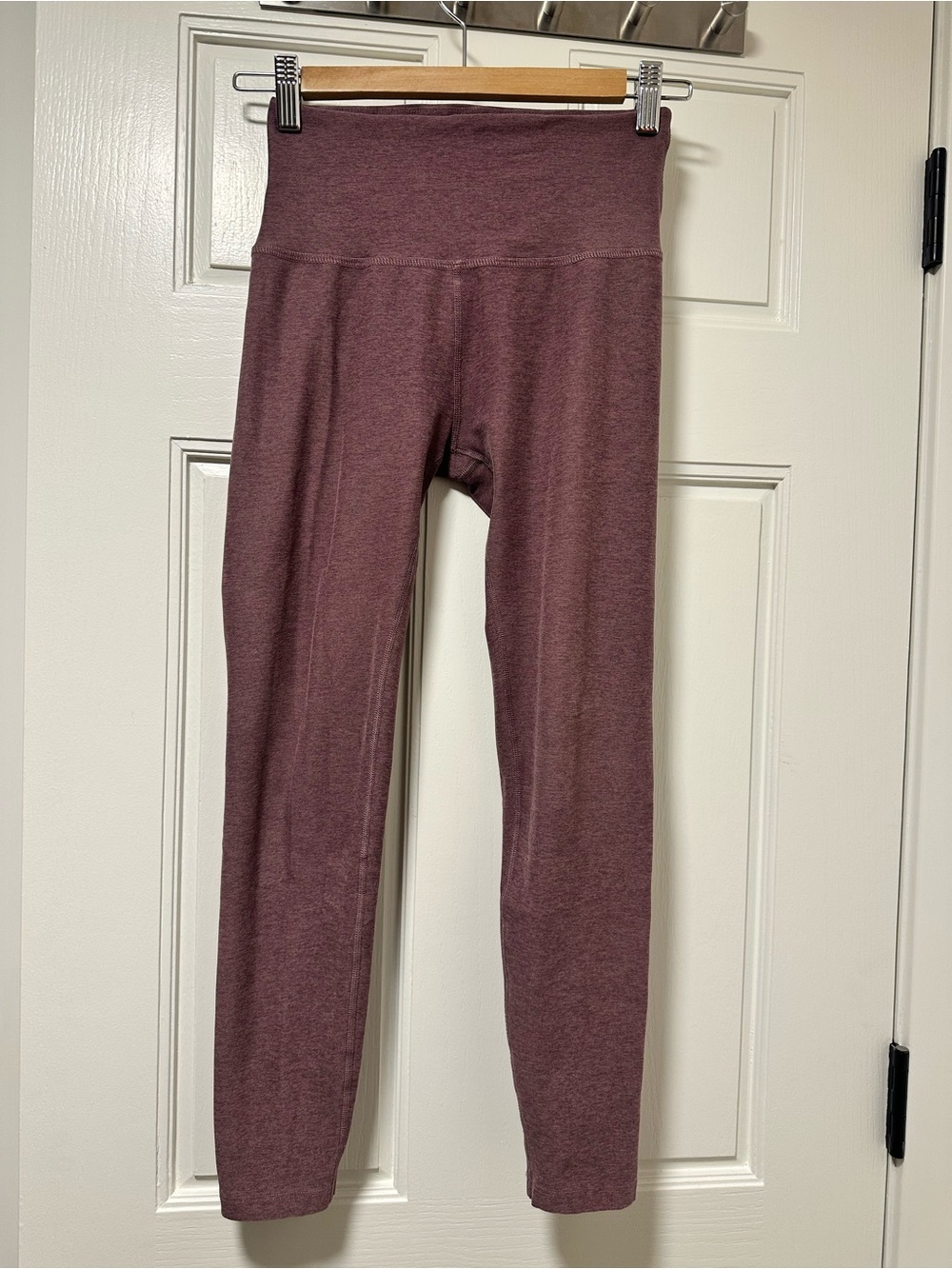 Beyond Yoga Spacedye Plum High-Waist Leggings